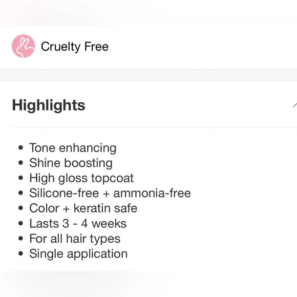 Kristin Ess Hair Toning Gloss Amethyst Stone Signature Gloss - Discontinued - Picture 4 of 7